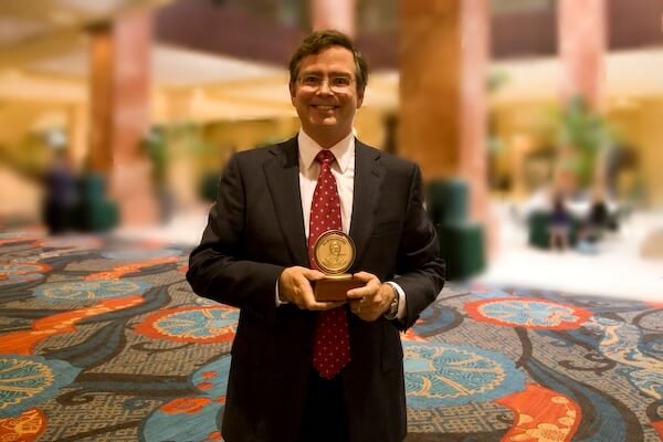 Jim F. receives an award Jim F. receives an award