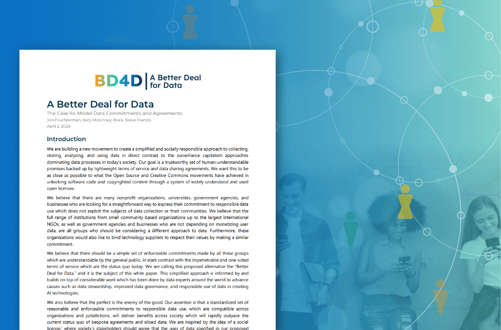 The Latest on the Better Deal for Data